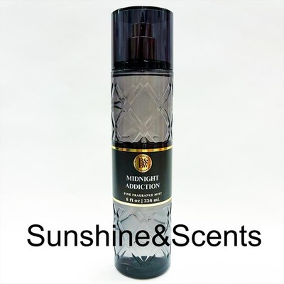1x Bath & Body Works MIDNIGHT ADDICTION Fine Fragrance Body Mist Spray 8oz NEW