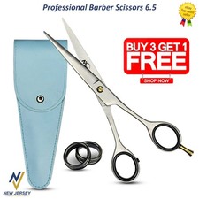PROFESSIONAL HAIR CUTTING 6.5" SCISSOR SHEAR BARBER SALON MEN WOMEN KIDS HAIRCUT