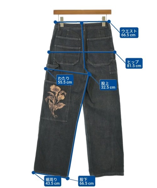 AMERI Denim Pants Black(Denim) 25(Approx. S) 2200… - image 6