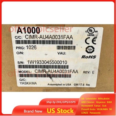 US FREE TAX Yaskawa CIMR-AU4A0031FAA 20HP AC Drive A1000 480V  Spot Goods