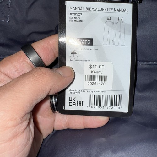 Helly Hansen Workwear Mandal Bavaglino Uomo Navy Marine Rain Taglia 4XLarge NUOVO DI ZECCA - Foto 3 di 5