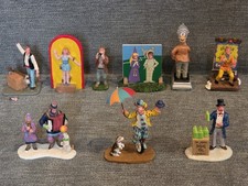 Lemax Carnival Amusements Unicycle Clown Musicians Carnival Circus Village 9 Lot