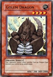 Golem Dragon JUMP-EN040 Ultra Rare Shonen Jump Magazine Promo