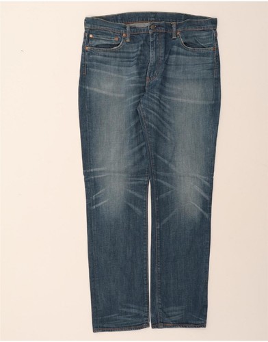 LEVI'S Mens 511 Slim Jeans W38 L34 Blue Cotton BO10