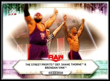 2021 Topps WWE #41 The Street Profits def. Shane Thorne & Brendan Vink