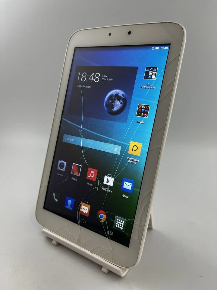 Alcatel One Touch Pop 7S P330X White O2 Network 4GB Android Tablet Cracked - Image 4 of 4