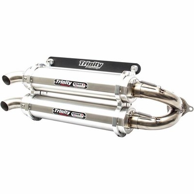 Trinity Racing Stage 5 Dual Slip-Ons - Brushed - TR4152S