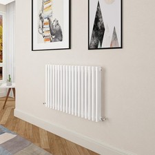Traditional Cast Iron Style Radiator Horizontal 600x830mm 3 Column White