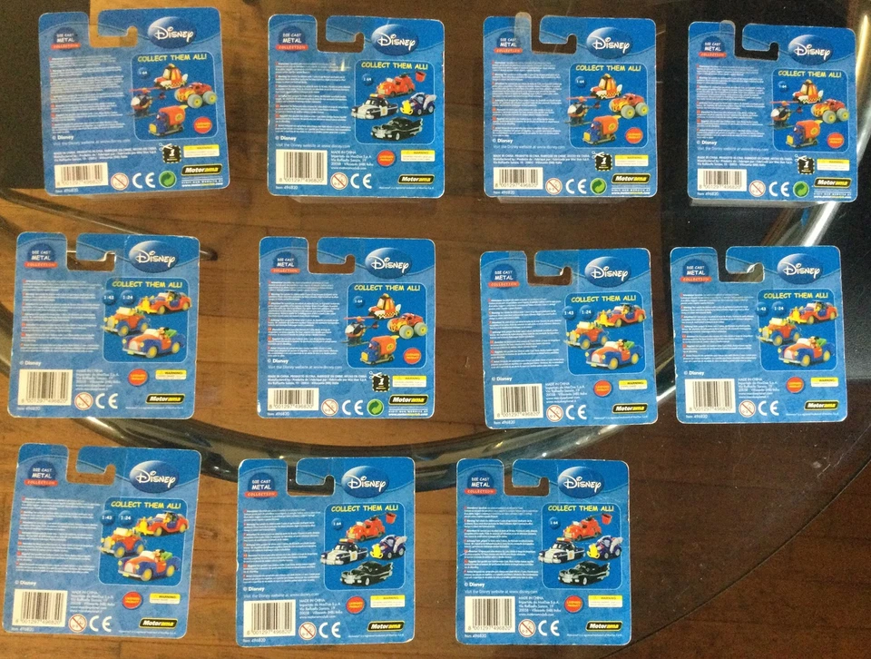 Motorama Disney 1/64 Lotto N.11 Auto Modelli New MISB -Raro Vd Dettaglio  e Foto - Immagine 2 di 4