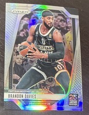 2024-25 Panini Prizm Euroleague Brandon Davies #160 Silver Prizm