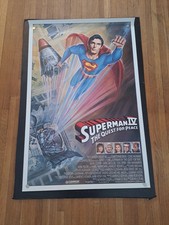 Superman IV Original Int'l 1987 Movie Poster SS 27x41 1-Sheet