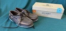 SPERRY Top Sider Tarpon Ultralite Boat Shoes - Mens SZ 8 M - Brown Leather
