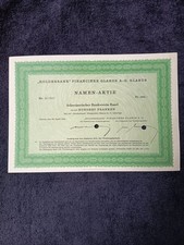 Switzerland Share Certificate Holderbank Financial Glarus AG Glarus 1964.