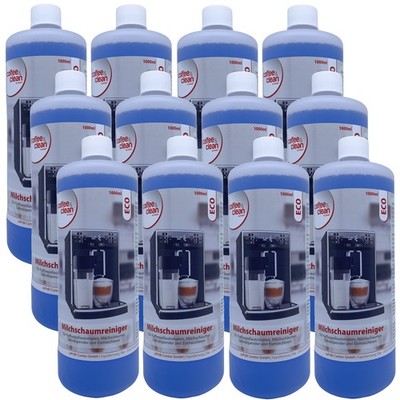 12 x 1 L Milchsystemreiniger Milchreiniger Cappuccino Reiniger mit Dosierbecher