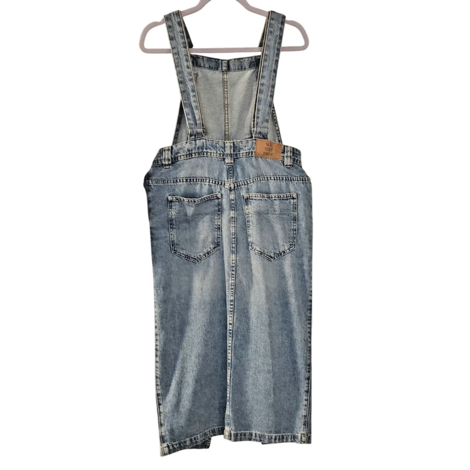 Falda vaquera Free People Revolve XS Bardot Follow Your Heart Boho precio de venta sugerido por el fabricante 128 USD Foto 4 de 4