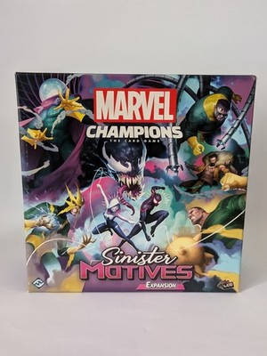 Marvel Champions Sinister Motives Expansion Pack LCG Fully Sleeved OOP Komplett