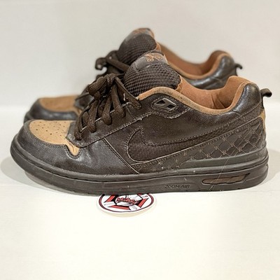 Nike SB Paul Rodriguez Zoom Air  Low Preowned Brown Size 9.5 310802-201  Auth