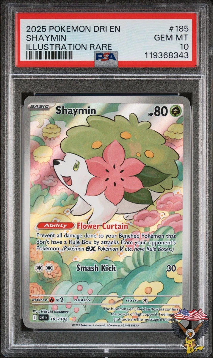 25+ Shaymin Pokémon TCG Professional Sports Authenticator (PSA