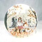 Pier 1 Ironstone LAZY SUNDAY PUPS Salad Plate(s)