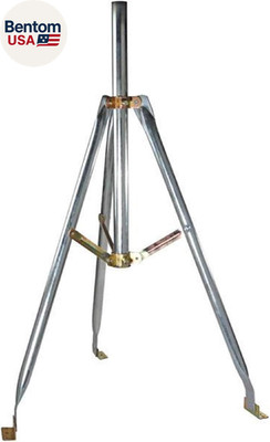 Satellite Tripod for Directv or Dish Network 2'' & 1 5/8'' OD Satellite Mount Work