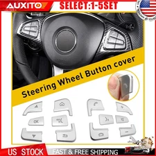 STEERING WHEEL BUTTON STICKER FOR MERCEDES BENZ A B C GLA GLS GLE CLASS 12-60X