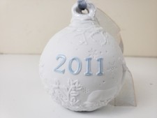 RARE Y2K LLADRO Christmas Ornament 2011 Porcelain Ball Limited Edition