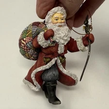 Lang & Wise "Santa’s Journey" Christmas Ornament 4”H 1998