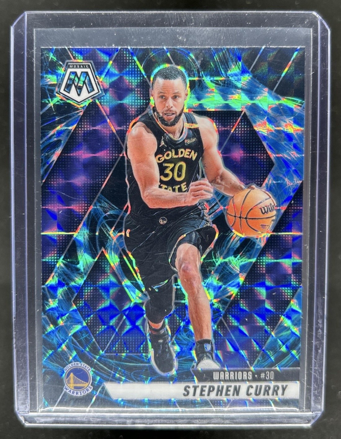 2024-25 Panini Mosaic Stephen Curry Genesis Mosaic #163 Warriors
