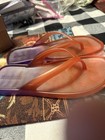 Melissa Orange Purple Jelly Flip flop Sz 8 — photo 3