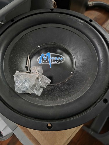 One 12 Inch Menace Audio L-Series Subwoofer Car Speaker