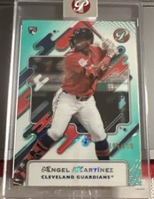 2025 Topps Pristine Aqua Pulsar Refractor 196/199 Angel Martinez Rookie RC