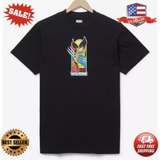 Marvel X-Men Wolverine Cartoon Portrait T-Shirt