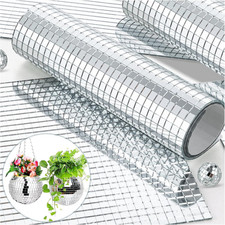 5400Pcs 5X5Mm Self-Adhesive Square Mirror Mosaic Tiles, 4D Disco Ball Stickers f