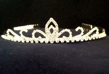 Princess Tiara - Clear Crystal 1.00" tall