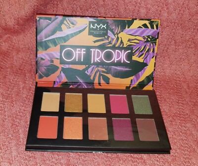 NYX professional makeup OFF TROPIC shadow pallette otsp02 shifting sand!