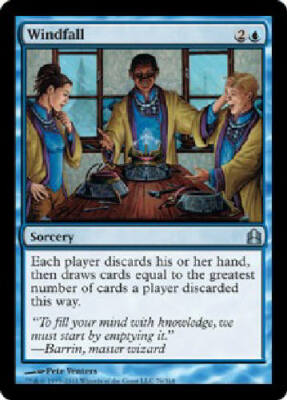 WINDFALL X4 4 4X Commander MTG Magic the Gathering DJMagic