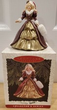 Hallmark Keepsake Ornament Holiday Barbie Collector Series Handcrafted 1996 New