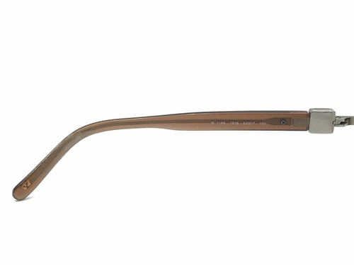 Burberry B 1146 1016 Silver Brown Half-Rimless Eyeglasses Women 52-17 135 Italy - Picture 10 of 11