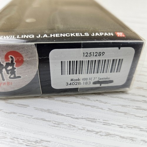 Miyabi 400 FC 7" Santoku Knife Zwilling J.A. Henckels Japan 34028-183 1251289 - Picture 9 of 16