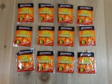 Grabber TOE WARMERS Lot of 12 Pairs Instant Heat 6 Hours Air Activated Adhesive