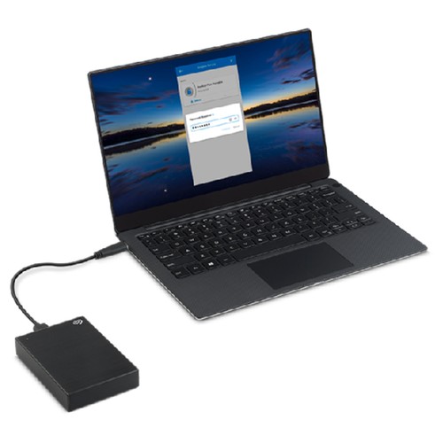 Seagate One Touch 4TB Portable Hard Drive - Black STKZ4000400 - Picture 8 of 8