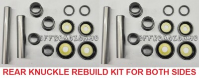 2 REAR INDEPENDENT A-ARM KNUCKLE BUSHING SHAFT KIT HONDA RINCON