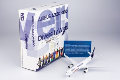 NG 1/400 Lufthansa A330-300 D-AIKQ German team alloy aircraft
