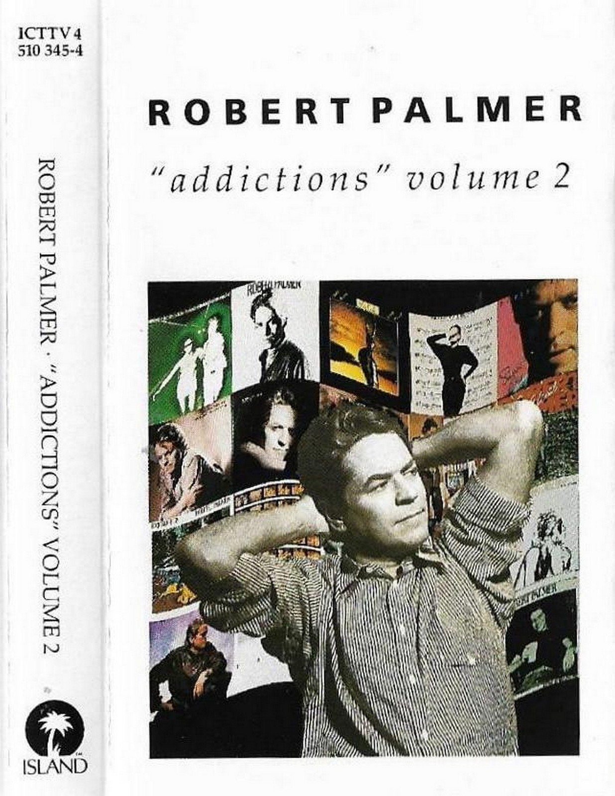 ROBERT PALMER ADDICTIONS VOL 2 CASSETTE ALBUM  Electronic Pop Rock, Synth-pop