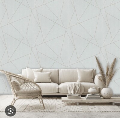 Zoffany wallpaper Unopened, New geometric Modern contemporary  Designer Linen