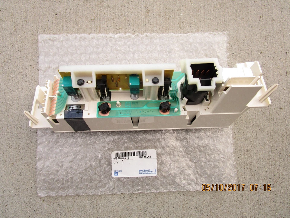 GM CHEVY 09378815 ACDELCO 1572548 AIRE ACONDICIONADO CALENTADOR CONTROL DE TEMPERATURA FABRICANTE DE EQUIPOS ORIGINALES NUEVO Foto 2 de 4