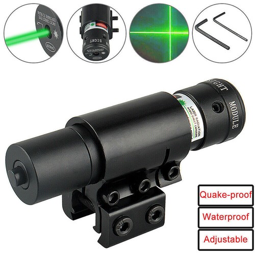 Tactical Red Green Blue Dot Laser Sight Low Profile 20mm Picatinny Rail Handgun - Picture 22 of 29
