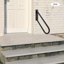 2PCS Disability Grab Rail Outdoor Safety Rail Mobility Handrail For Steps Access