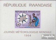 Ruanda Block1 (kompl.Ausg.) postfrisch 1964 Welttag der Meteorolgie