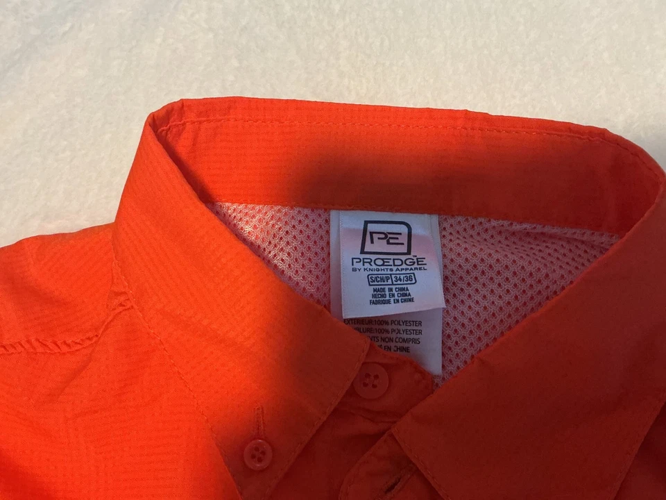 Clemson University Vented Short Sleeve Button Shirt Down Youth 34/36 - Image 3 of 3